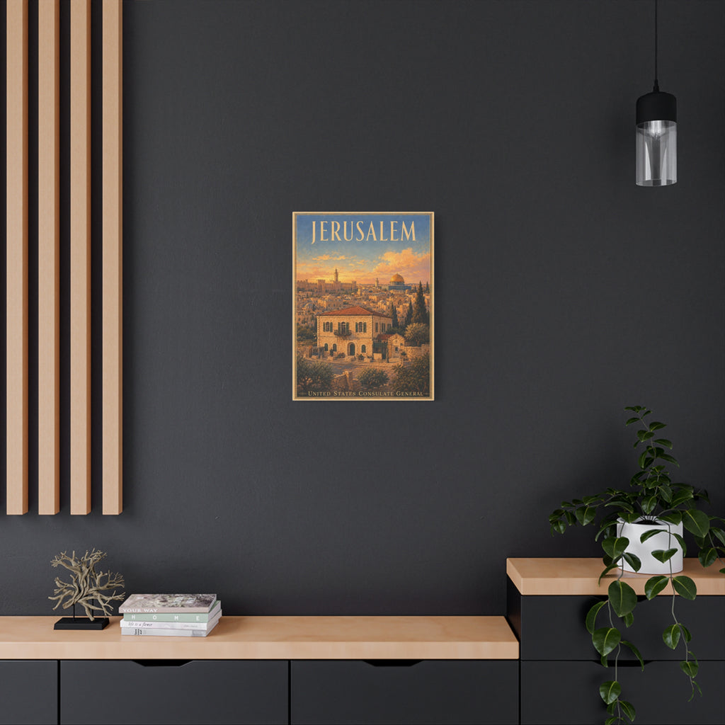 Jerusalem Consulate General Wrapped Canvas