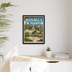 Managua Embassy Wrapped Canvas Framed