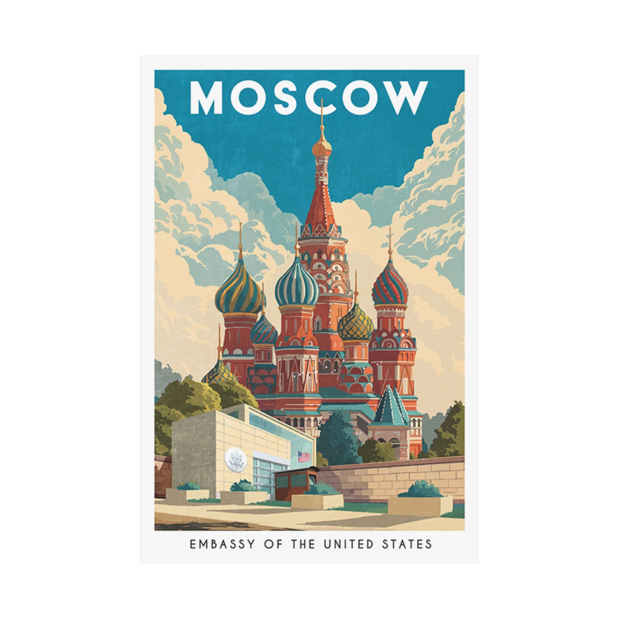 Moscow Embassy Poster