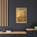 Florence Consulate General Wrapped Canvas Framed
