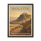Bogotá Embassy Wrapped Canvas Framed