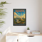 Jakarta Embassy Wrapped Canvas Framed