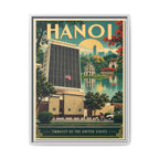 Hanoi Embassy Wrapped Canvas Framed