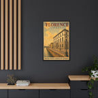 Florence Consulate General Wrapped Canvas Framed