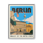 Berlin Embassy Wrapped Canvas Framed