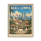 Kuala Lumpur Embassy Wrapped Canvas Framed