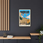Berlin Embassy Wrapped Canvas Framed