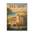 Tel Aviv Embassy Wrapped Canvas