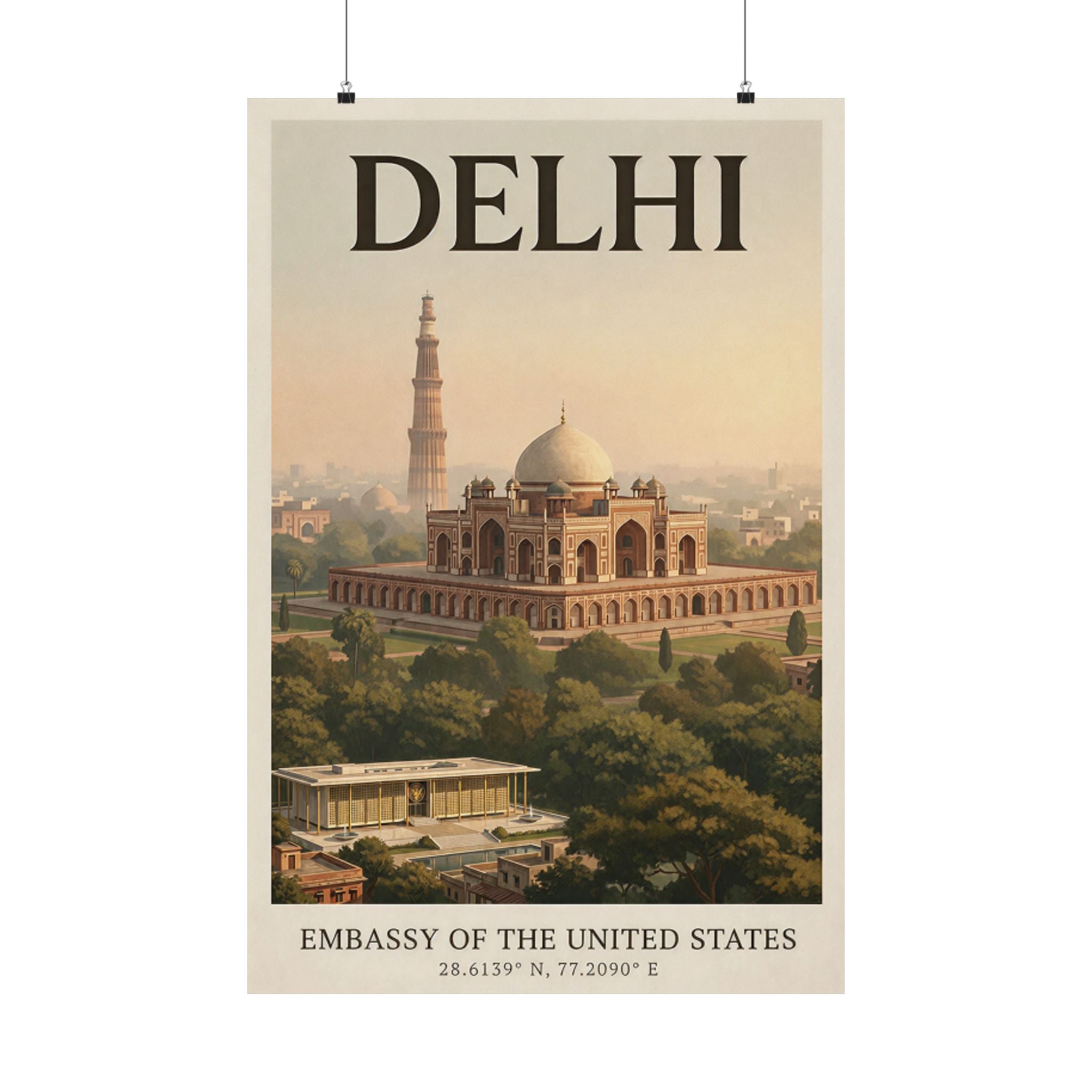 Delhi Embassy Poster