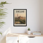 Delhi Embassy Wrapped Canvas Framed