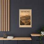 Athens Embassy Wrapped Canvas Framed