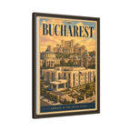 Bucharest Embassy Wrapped Canvas Framed