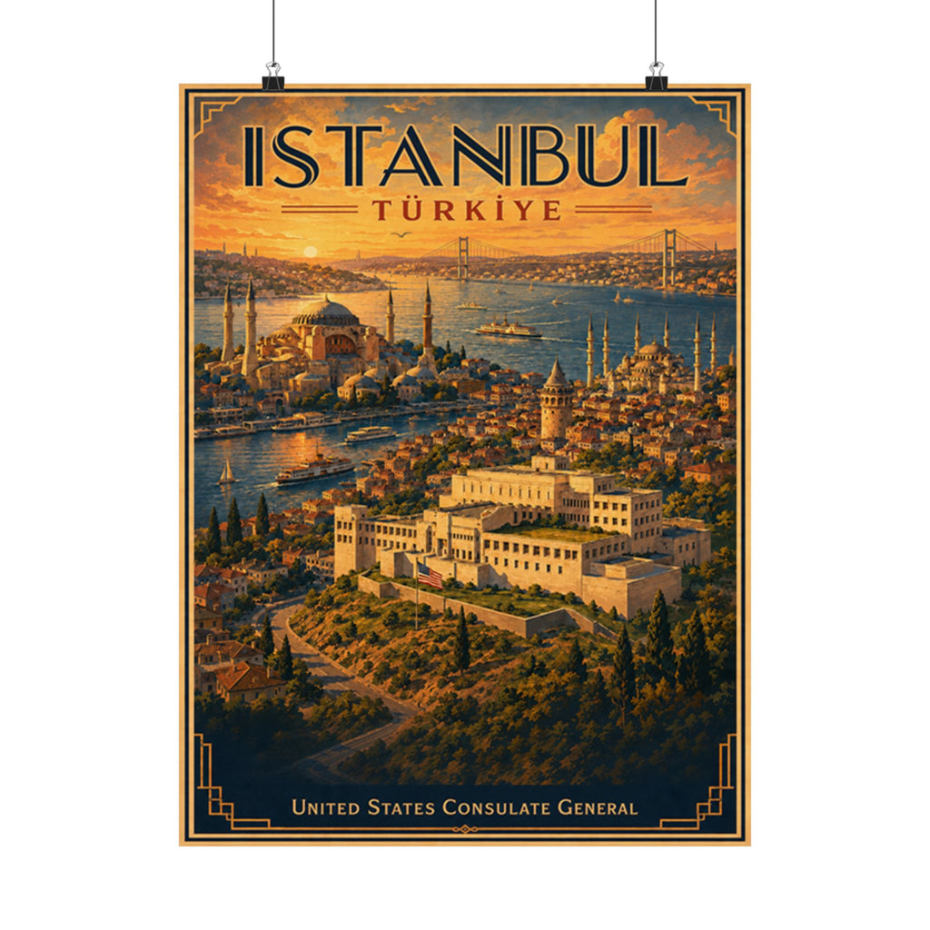 Istanbul Consulate General Poster