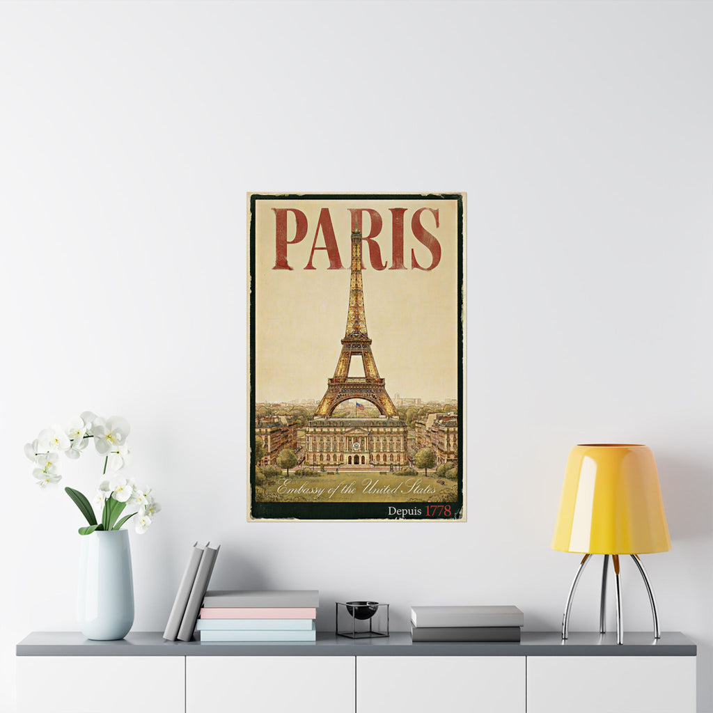 Paris Embassy Poster