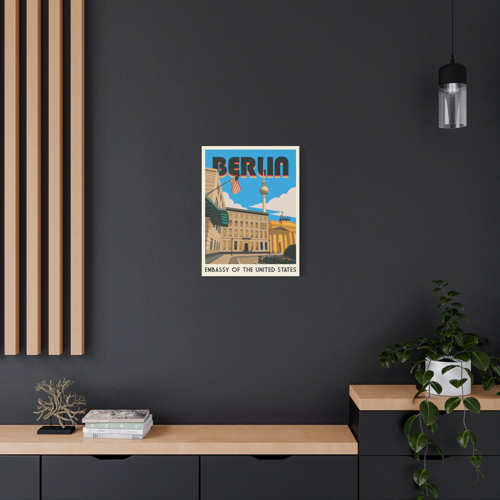 Berlin Embassy Wrapped Canvas