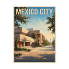 Mexico City Embassy Wrapped Canvas