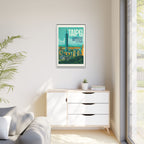 Taipei Embassy Wrapped Canvas Framed