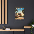 Mexico City Embassy Wrapped Canvas Framed