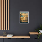 Tel Aviv Embassy Wrapped Canvas Framed
