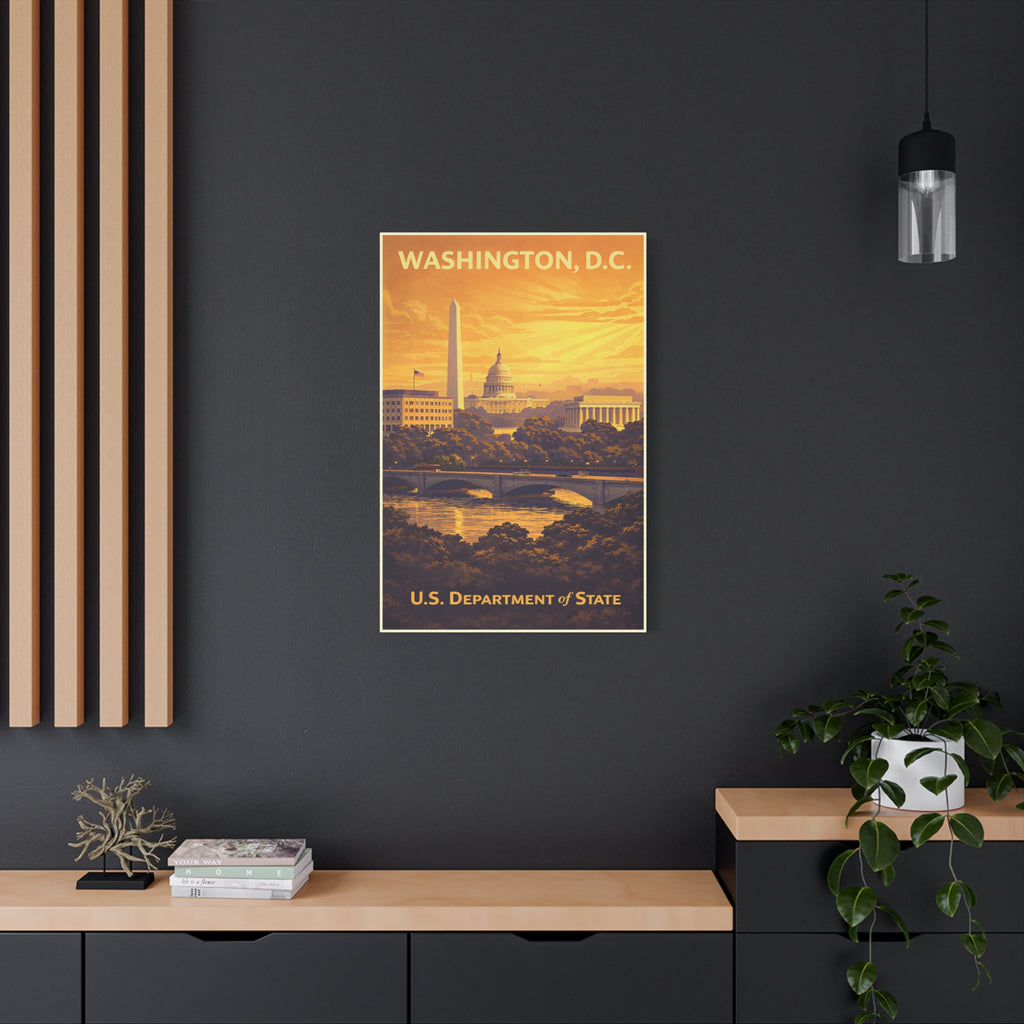 Washington D.C. Department of State Wrapped Canvas