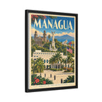 Managua Embassy Wrapped Canvas Framed