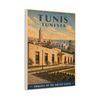 Tunis Embassy Wrapped Canvas