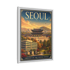 Seoul Embassy Wrapped Canvas Framed