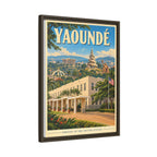 Yaoundé Embassy Wrapped Canvas Framed