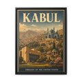 Kabul Embassy Wrapped Canvas Framed