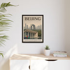 Beijing Embassy Wrapped Canvas Framed