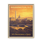 Washington D.C. Department of State Wrapped Canvas Framed