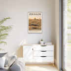 Jerusalem Embassy Wrapped Canvas Framed