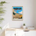 Berlin Embassy Wrapped Canvas Framed