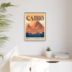 Cairo Embassy Wrapped Canvas Framed