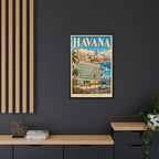 Havana Embassy Wrapped Canvas Framed