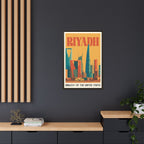 Riyadh Embassy Wrapped Canvas Framed