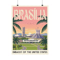 Brasília Embassy Poster