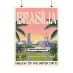 Brasília Embassy Poster