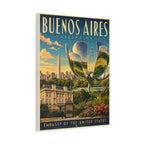 Buenos Aires Embassy Wrapped Canvas