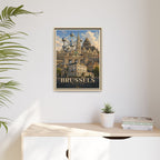 Brussels Embassy Wrapped Canvas Framed