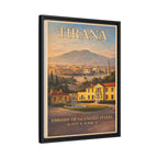 Tirana Embassy Wrapped Canvas Framed