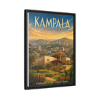 Kampala Uganda Embassy Wrapped Canvas Framed