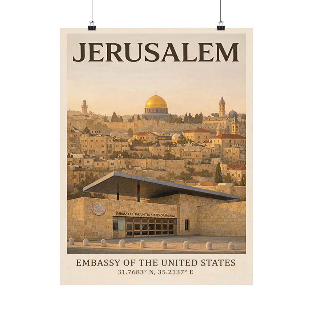 Jerusalem Embassy Poster