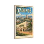 Yaoundé Embassy Wrapped Canvas Framed