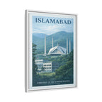 Islamabad Embassy Wrapped Canvas Framed
