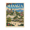 Managua Embassy Wrapped Canvas