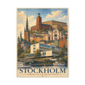 Stockholm Embassy Wrapped Canvas