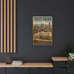 Addis Ababa Embassy Wrapped Canvas Framed